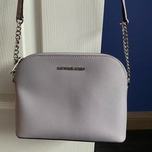 Michael Kors Cindy Dome Crossbody in Cross-Grain Leather